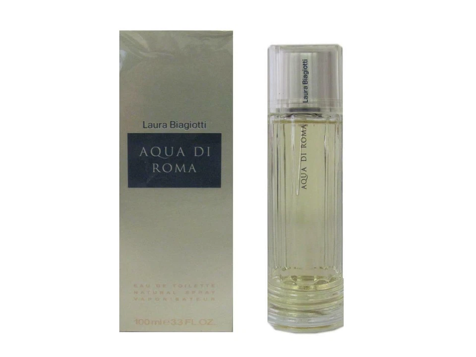 Laura Biagiotti Aqua di Roma 3,3 oz Eau De Toilette spray para MULHERES (novo na caixa) lacrado - Imagem 1 de 1