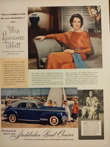 Vehículo Studebaker Land Cruiser vintage 1940 azul. Lawrence Tibbett - Imagen 1 de 1