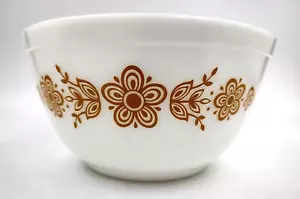 Pyrex 402 Butterfly Gold Round Mixing Bowl 1-1/2 Quart Vintage See Pics - Picture 1 of 5