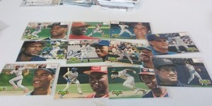 11 DIF ROOKIE IDOLS 1992 PINNACLE W/RICKEY HENDERSON OZZIE SMITH BARRY LARKIN