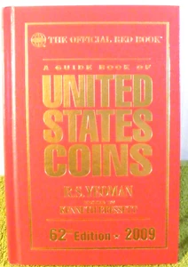 "A GUIDE BOOK OF UNITED STATES COINS 62ND EDITION 2009": - BY R. S. YEOMAN - Picture 1 of 2