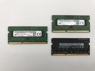 Various Brand 4GB DDR3L PC3L-14900 SODIMM RAM Memory - 1pc - Image 1 of 2