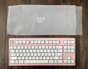 Monokei Standard Keyboard- Blush Pink With Silent Red Switches - Picture 1 of 5