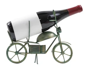 Made Easy Kit Wine Bottle Display Holder Rack Décor - Vintage Motorcycle - Picture 1 of 2