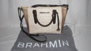 Brahmin Medium Asher Convertible Brown Gold Shoulder/Handbag