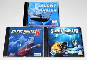 3 PC SPIELE SAMMLUNG - SILENT HUNTER 1 2 3 - U BOOT SIMULATION - Bild 1 von 4