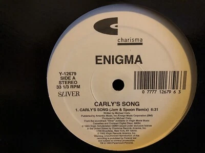Enigma 12” Carly’s Song * VG++ - Image 1 of 4
