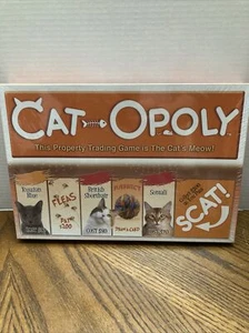 Late for Sky Cat-Opoly Cat Board Game Property Trading Cat's Meow Monopoly NEW S - Picture 1 of 6