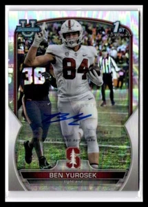 2022 Bowman University Chrome Autographs Ben Yurosek #23 Refractor /499 - Picture 1 of 2