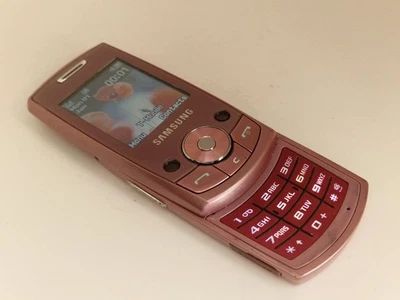 VGC (UNLOCKED) Pink Samsung SGH J700 Mobile Slider Phone 3UKPOST - Image 1 of 4