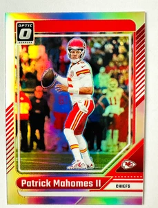 Carta Prizm 2024 Donruss Optic Patrick Mahomes II ARGENTO #94 Capi! - Foto 1 di 3