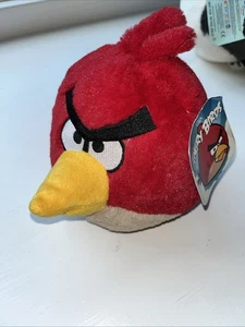 Angry Birds roter Vogel Plüsch 6 Zoll 2010 Commonwealth - keine Soundversion - Bild 1 von 5