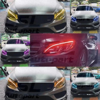 Angel Eye DRL LED Boards For Mercedes C Class C300 C43 W205 C63 LED Headlight - Image 1 of 3