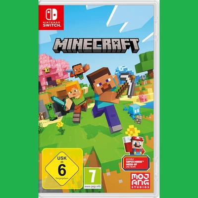 Minecraft Nintendo Switch inkl. Zusatzinhalt DLC Super Marion Mash-UP Top - Bild 1 von 4