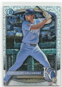 2025 Bowman Chrome Prospects Jac Caglianone #BCP-154 Mega Refractor - Picture 1 of 2