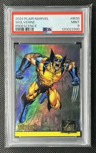 2023 2024 Upper Deck Marvel Flair Wolverine Iridescence #IR30 PSA 9 - Picture 1 of 2
