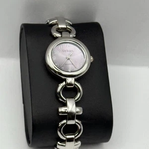 Urban Ladies Quartz Watch Silver Tone Chain-Link Bracelet Japan Working 25mm - Picture 1 of 17