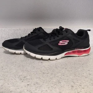 Skechers Shoes Skech Air Cooled Memory Foam Size 9 Women's Black Pink - Picture 1 of 11