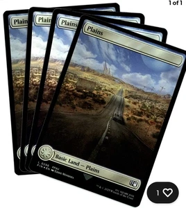 4 x Plains (296) - FULL ART - Playset  - Final Fantasy - FIN - Picture 1 of 1