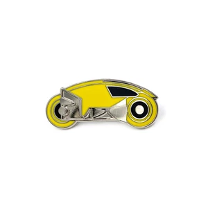 Tron Light Cycle gelbe Emaille Pin NEU Revers NEUWERTIG - Bild 1 von 1