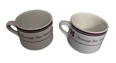 Mississippi State University Bulldogs  Stackable Coffee Mug SET OF 2 - Image 1 of 4