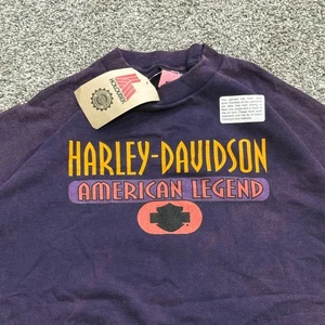 Camiseta Harley-Davidson de colección de los 90 puntada única para hombre XL Rockford IL púrpura nueva de colección - Imagen 1 de 6