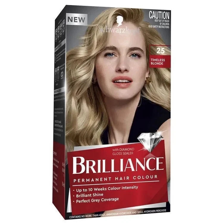 Schwarzkopf Brilliance 25 Timeless Blond Permanent Premium Hair Color Lasting - image 1 of 1