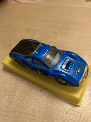 Dinky Dino Ferrari pininfarina 216 very good condition blue in plastic box - Image 1 of 4