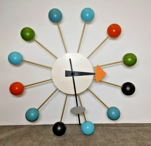 George Nelson Wall Clock Vitra Design Museum 13 Inch 13" - Picture 1 of 10