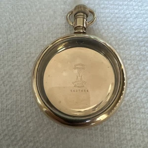 18s Gold Plated Keystone Swing Out Case - Picture 1 of 12
