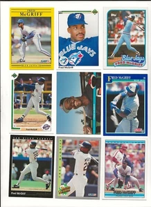 Lot of 41 Different Fred McGriff Baseball Cards - HOF - Picture 1 of 10