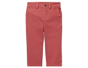 NWT New Ralph Lauren POLO Boys Red Cotton Twill Chino Pants Size 24M $35.00 - Picture 1 of 2