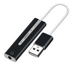 2 in 1 External Sound Card USB to 3.5mm 7.1 Audio Earphone Microphone Adapter 62