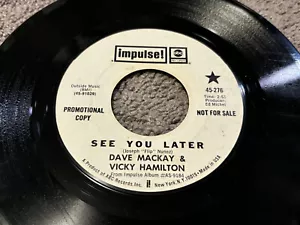 Dave Mackay & Vicky Hamilton: See You Later 1969 Impulse! Latin Jazz Promo Vinyl - Foto 1 di 4