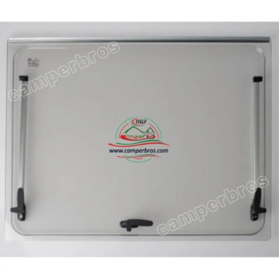NRF Finestra Camper ricambio Seitz N.O. Grigio 700x300 (vetro 668x232) + accessori