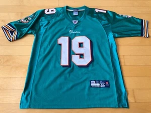 Authentic Reebok Miami Dolphins aqua Brandon Marshall NFL #19 jersey SZ 48 - Picture 1 of 11