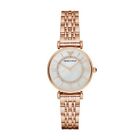 Emporio Armani Classic Wrist Watch for Women- Rose Gold AR1909