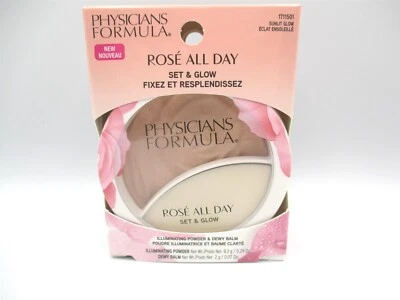 Physicians Formula Sunlit Glow Rose All Day Set/Glow Illuminating Powder/Balm  - Image 1 of 2