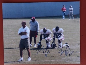 DENNIS RIDDLE SHAUN ALEXANDER ALABAMA FOOTBALL SIGNIERT 8 X 10 FOTO ANGEBOT MACHEN - Bild 1 von 1
