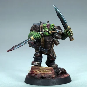 painted kommandos kill team ork nobz miniature warhammer 40k boyz evil sunz nmm - Bild 1 von 9