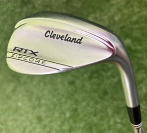 Cleveland RTX ZIPCORE 58 10 Chrome Lob Wedge Mid Wedge Flex Club USED RH Steel - Picture 1 of 6