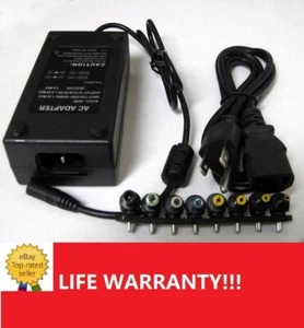 90W Universal Laptop Power Supply 110-220v AC To DC 12V/16V/20V/24V Adapter Us - Picture 1 of 5