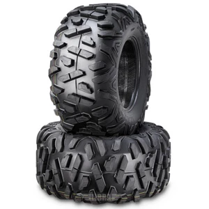 2PC 2017 Polaris RZR S570 ATV Rear Tires Set 27x12-12 27x12x12 Bighorn Style - Picture 1 of 11