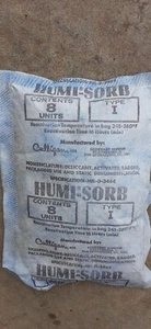 HUMI-SORB/Mil-Spec Mousture Absorbant Pouches XL- Long Term Storage. REUSABLE  - Picture 1 of 2