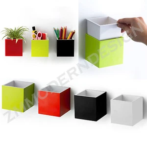 Estuche de exhibición de pared flotante Qualy Pixel estante contenedor elige entre 4 colores - Imagen 1 de 1