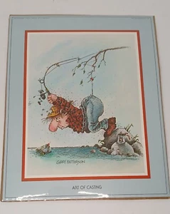 Gary Patterson Angeldruck lustig "Art of Casting" 8x10 neu ungeöffnet - Bild 1 von 1
