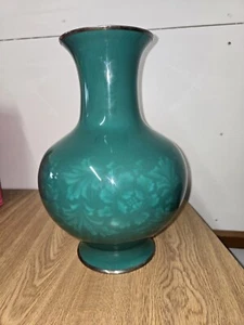 Ando Sterling Mount Japanese Signed Cloisonne Vase O.B.O. - Picture 1 of 10