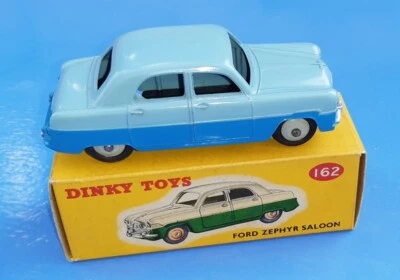 Dinky Toy 162 - Ford Zephyr Saloon Original two-tone Blue MIB!! - Image 1 of 4