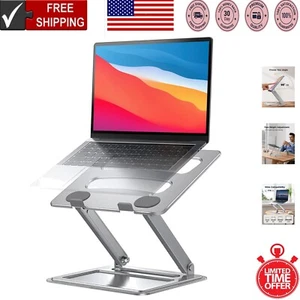 Premium Adjustable Laptop Riser for 10-17.3 Inch Laptops - Cooling & Ergonomic - Picture 1 of 10