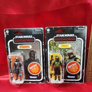 Figuras retro de Star Wars 3 3/4" de Boba Fett & The Mandalorian - Imagen 1 de 8